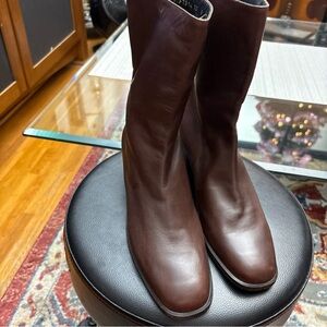 Cole Haan Dark Brown Leather Shoes made in Italy size 10 B